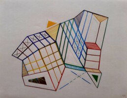 04-Acuarela, hilo, grafito, vinilo y collage.21,8x28,7. 2024